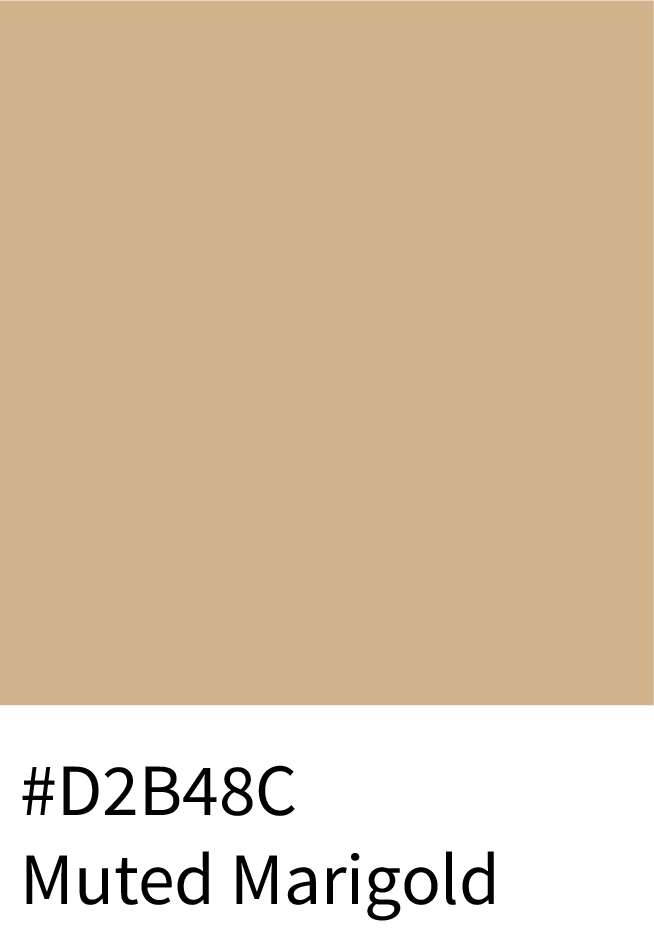 Muted Marigold Color Hex Code #D2B48C