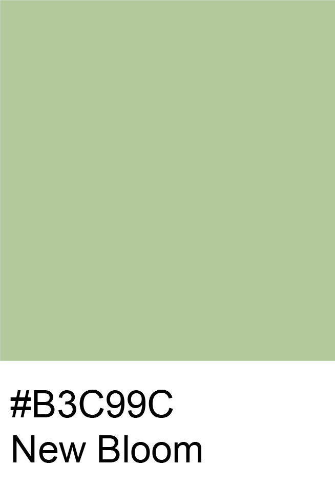 New Bloom Color Hex Code #B3C99C