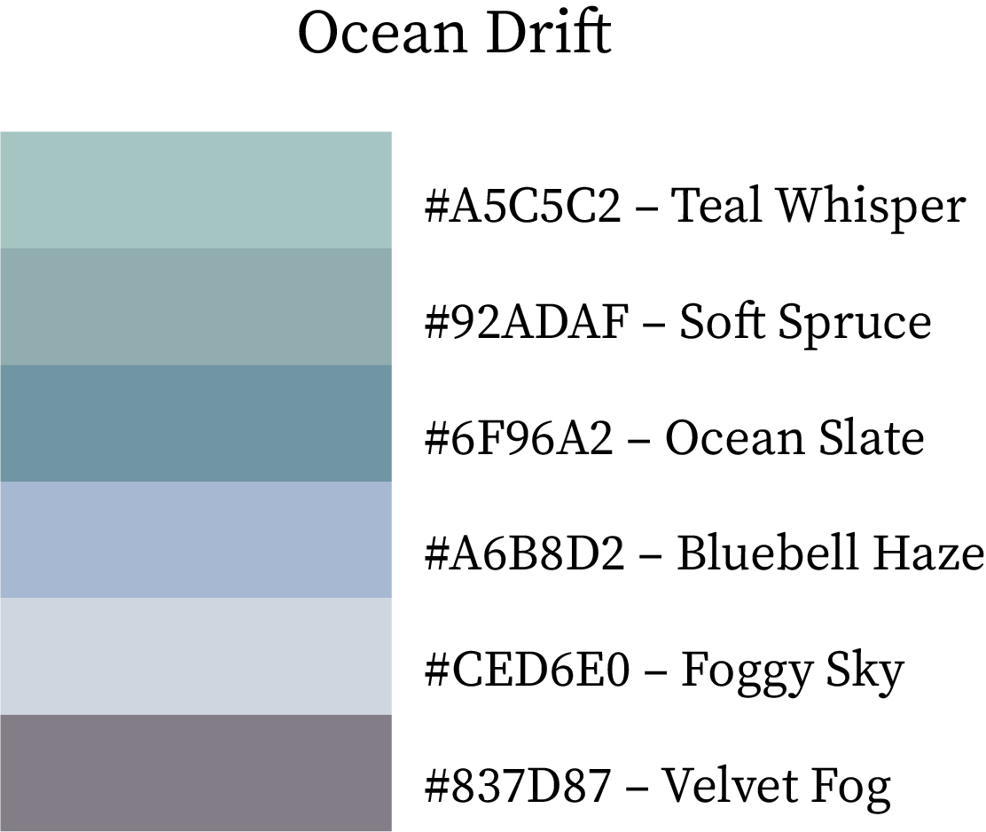 Green Summer Color Palette Combination