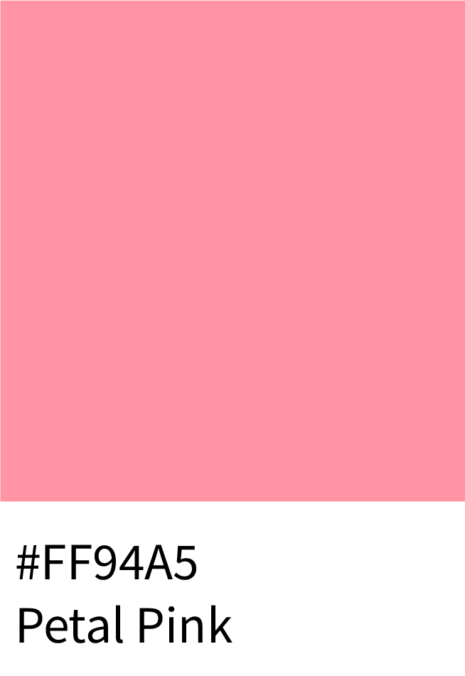 Petal Pink Color Hex Code #FF94A5
