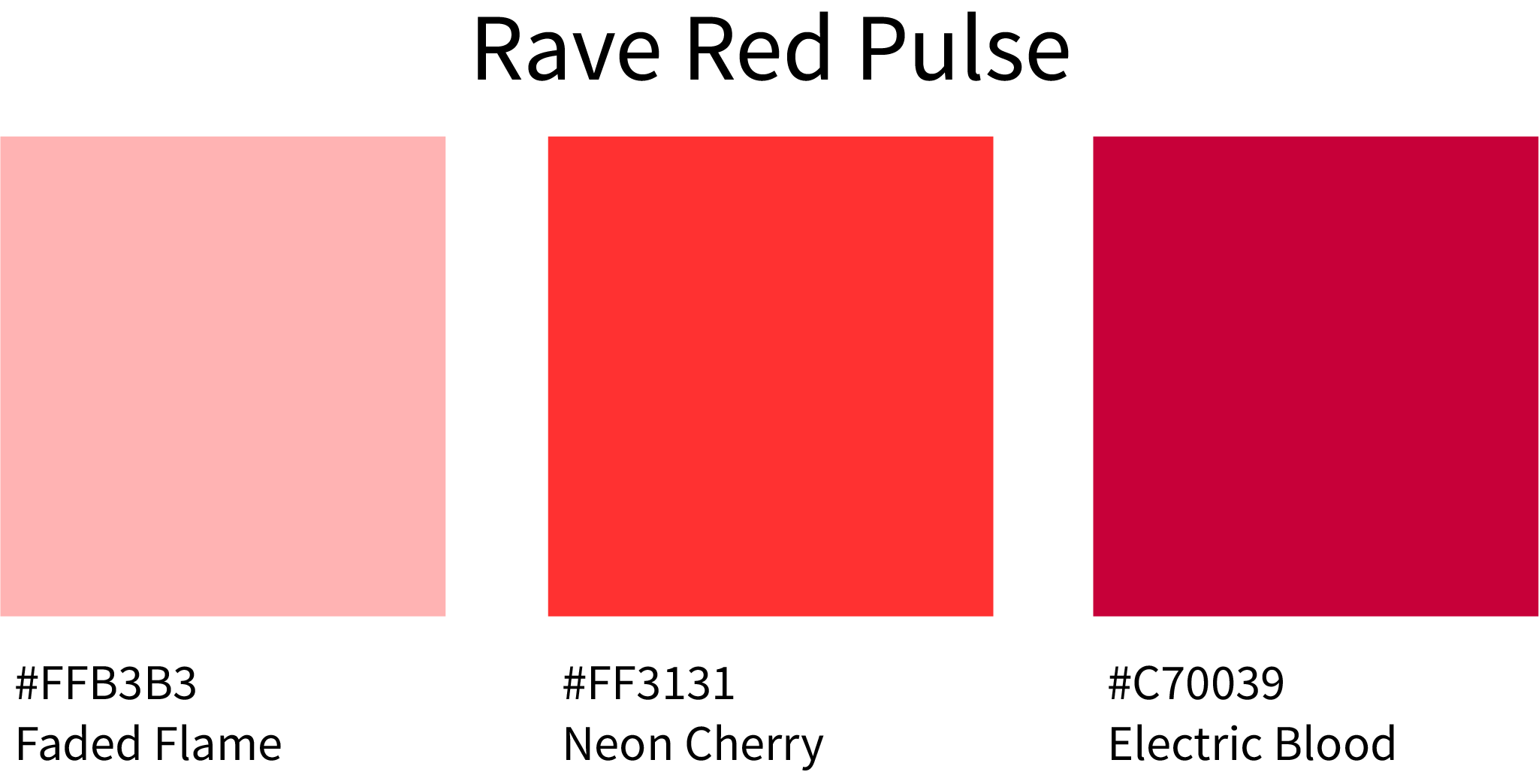 Rave Red Pulse Color Hex Code