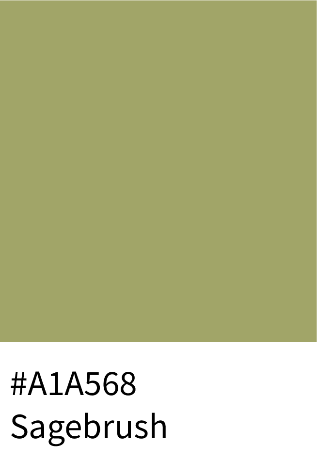 Sagebrush Color Hex Code #A1A568