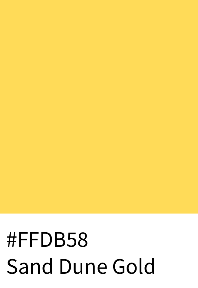 Sand Dune Gold Color Hex Code #FFDB58