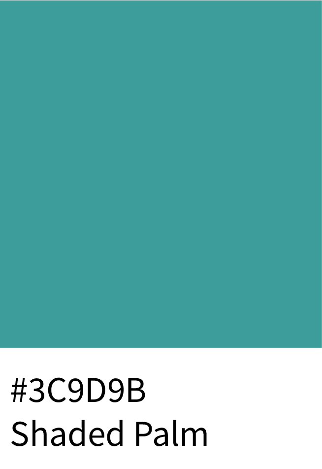 Shaded Palm Color Hex Code #3CB3B9
