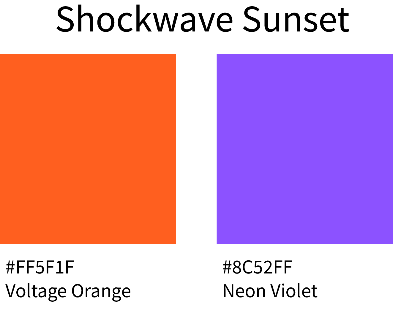Shockwave Sunset Color Hex Code