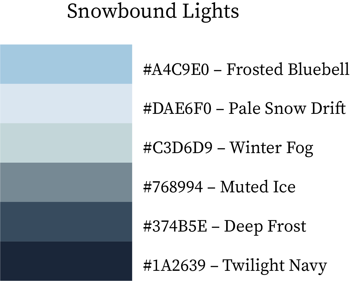 Cool Winter Color Schemes