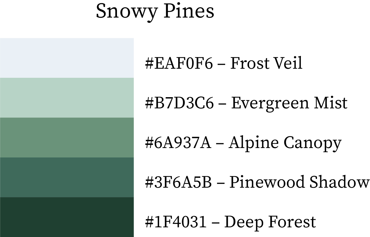 Cool Winter Color Palette