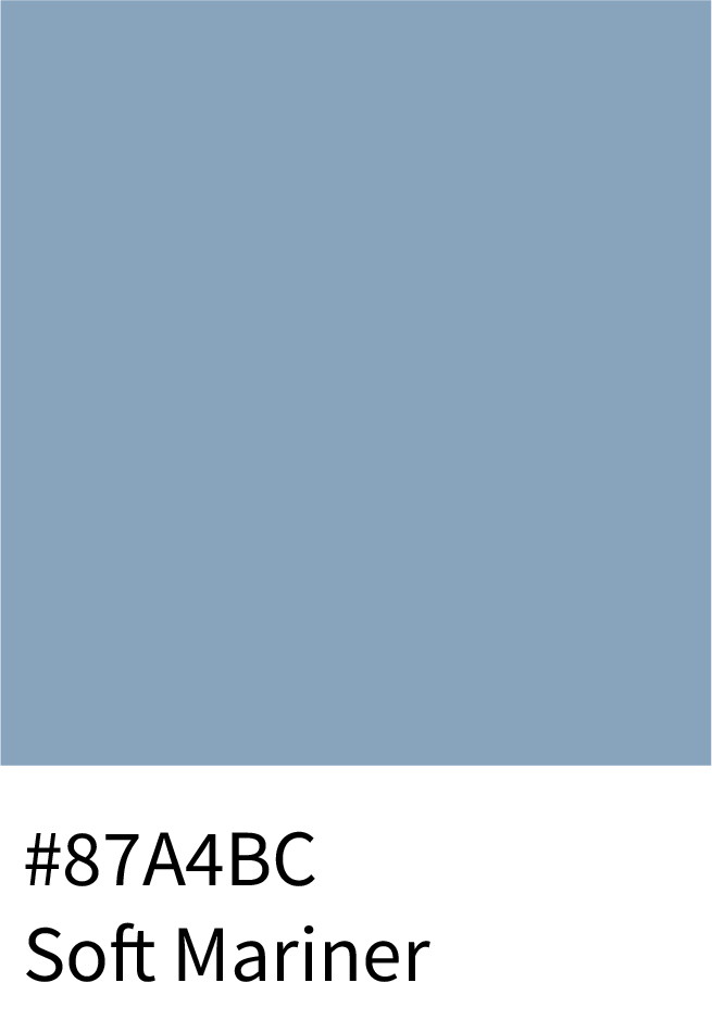 Soft Mariner Color Hex Code #87A1BC