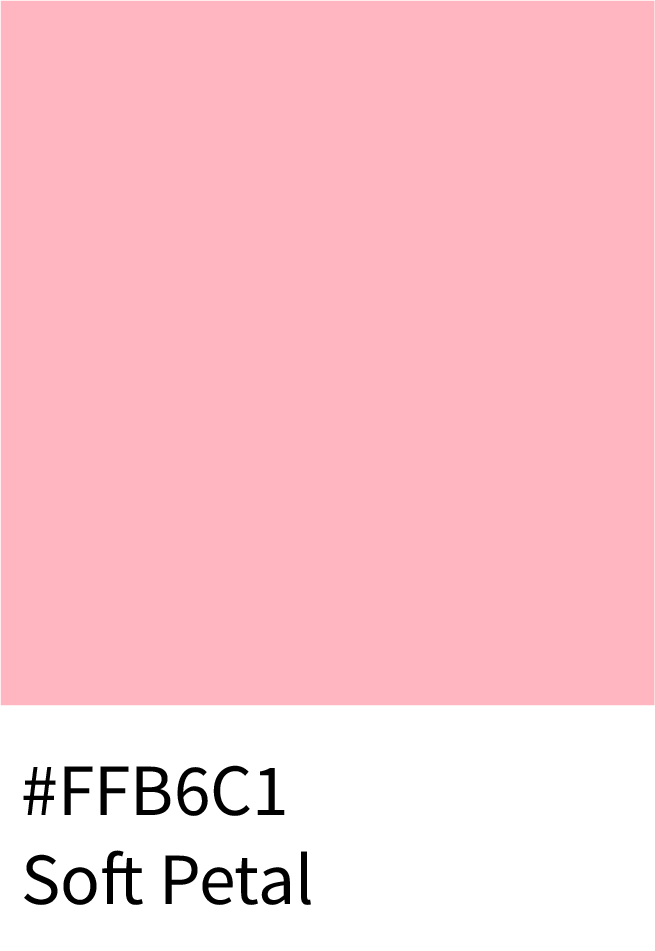 Soft Petal Color Hex Code #FFB6C1