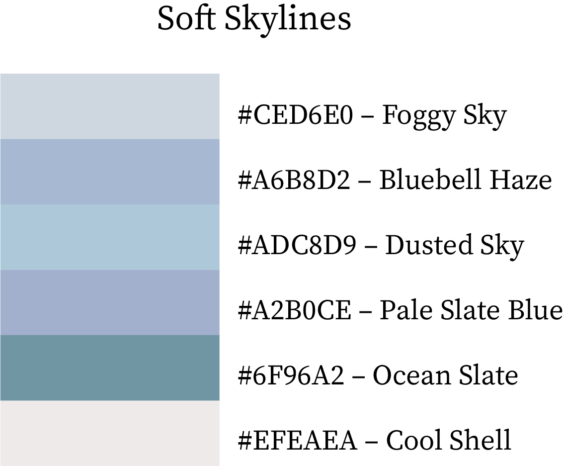 True Summer Color Palette Combination