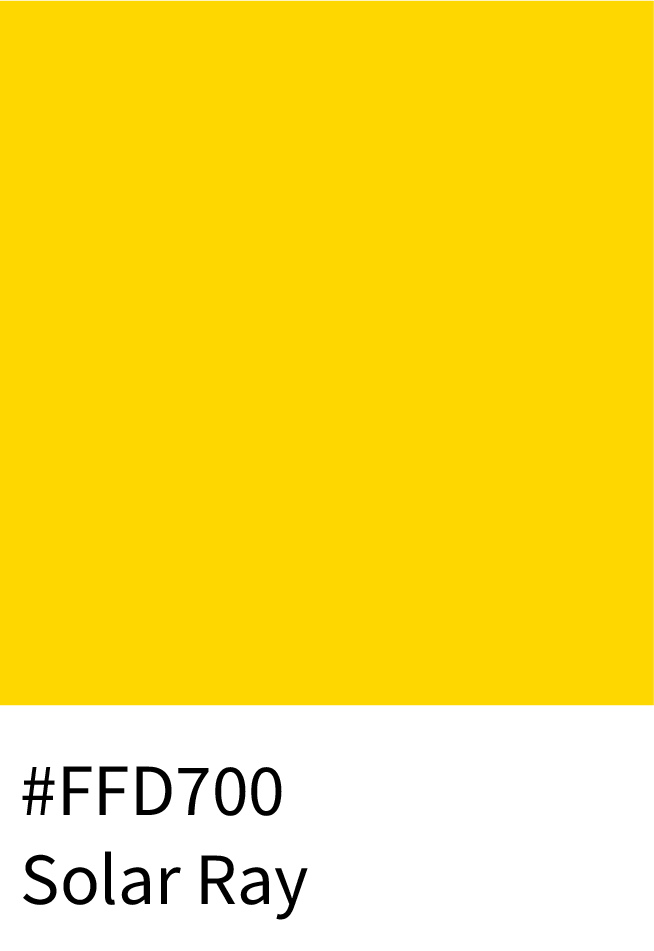 Solar Ray Color Hex Code #FFD700