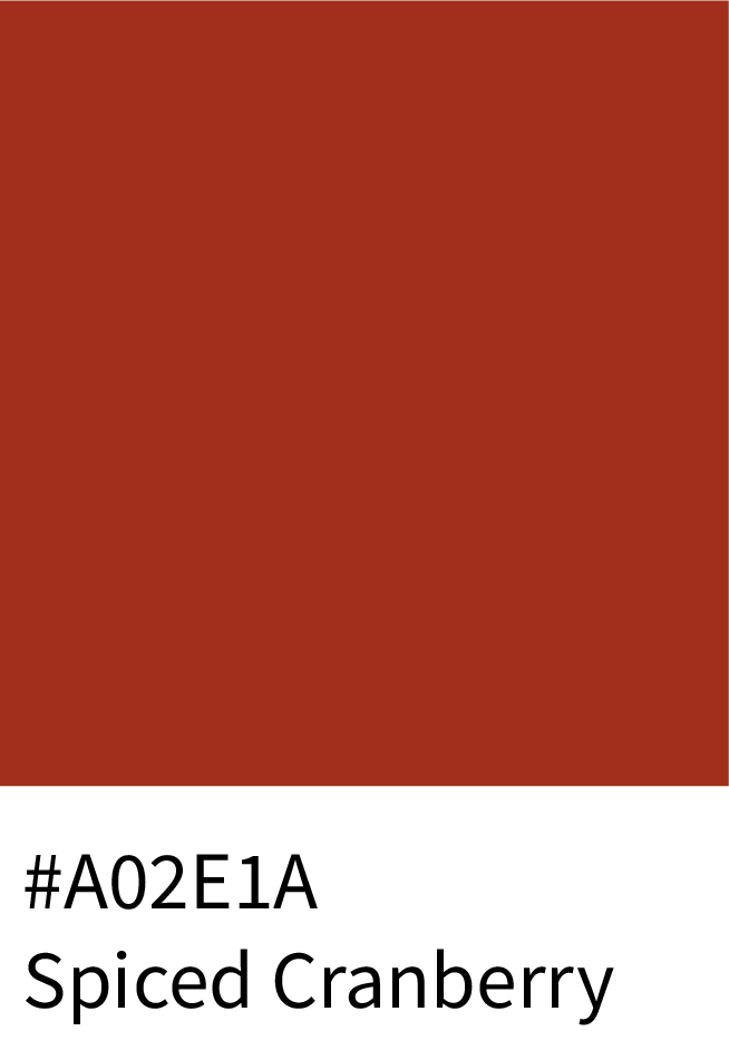 Spiced Cranberry Color Hex Code #A02E1A
