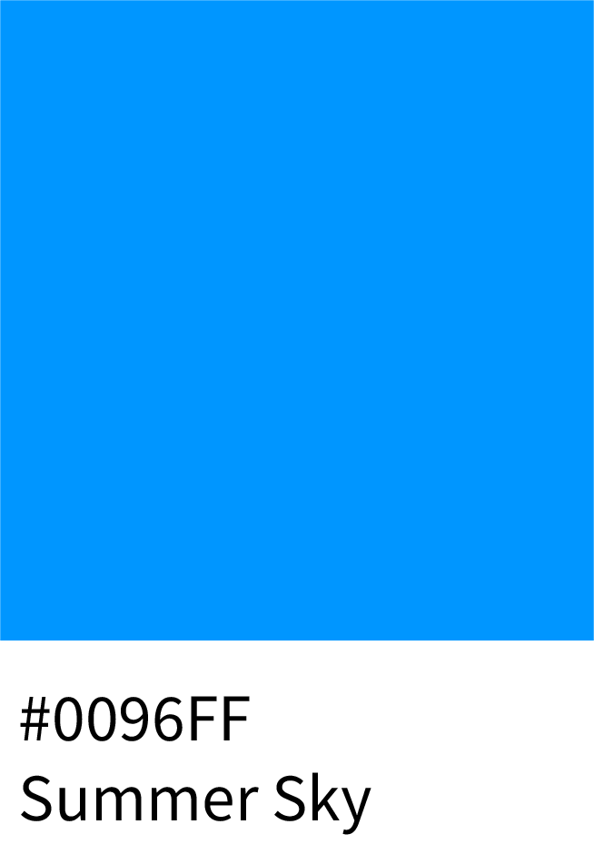 Summer Sky Color Hex Code #00B9FF