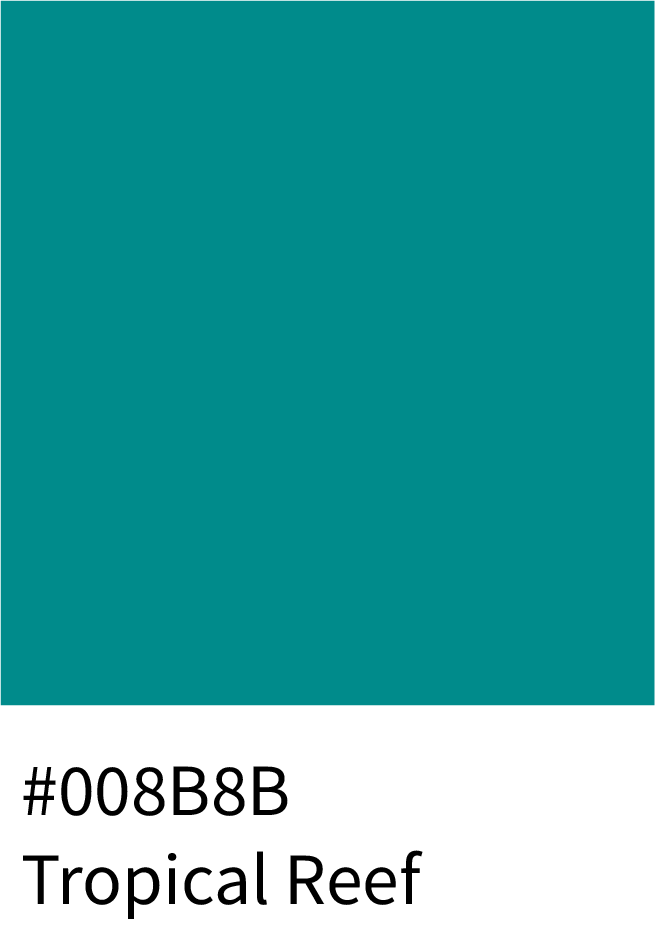 Tropical Reef Color Hex Code #008B8B