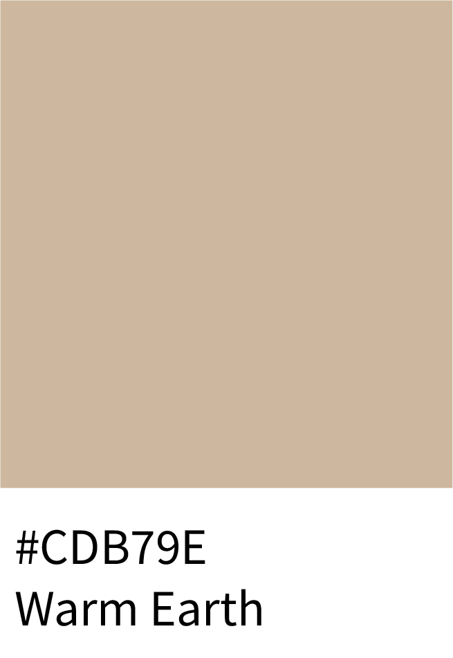Warm Earth Color Hex Code #CDB79E