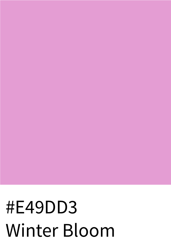 Winter Bloom Color Hex Code #E49DD3