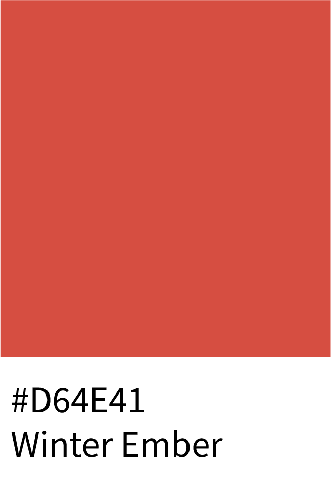 Winter Ember Color Hex Code #D64E41