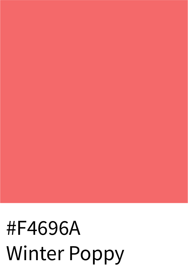 Winter Poppy Color Hex Code #F4696A