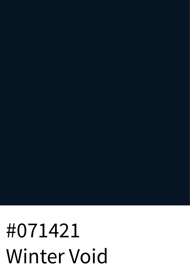 Winter Void Color Hex Code #071421