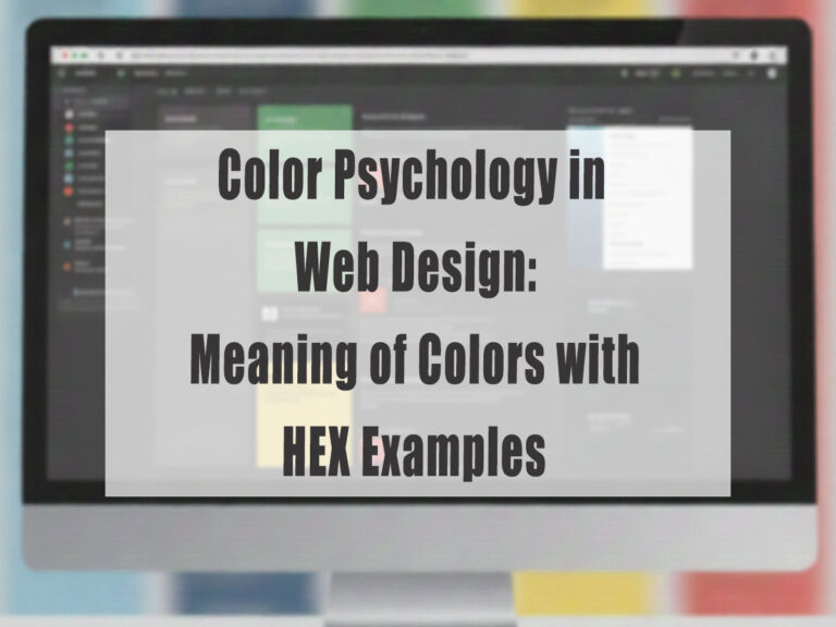 Color Psychology in Web Design: Meaning of Colors with HEX Examples ...