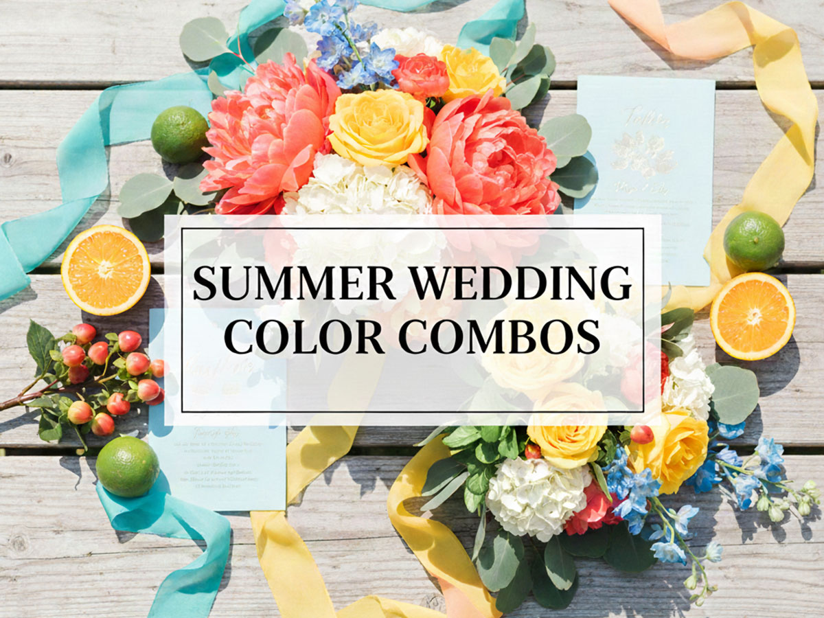 Summer Wedding Color Combos