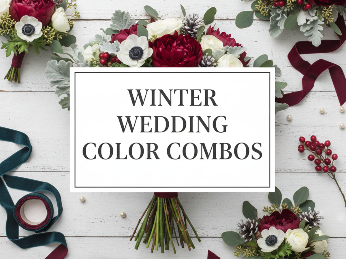 Winter Wedding Color Combos