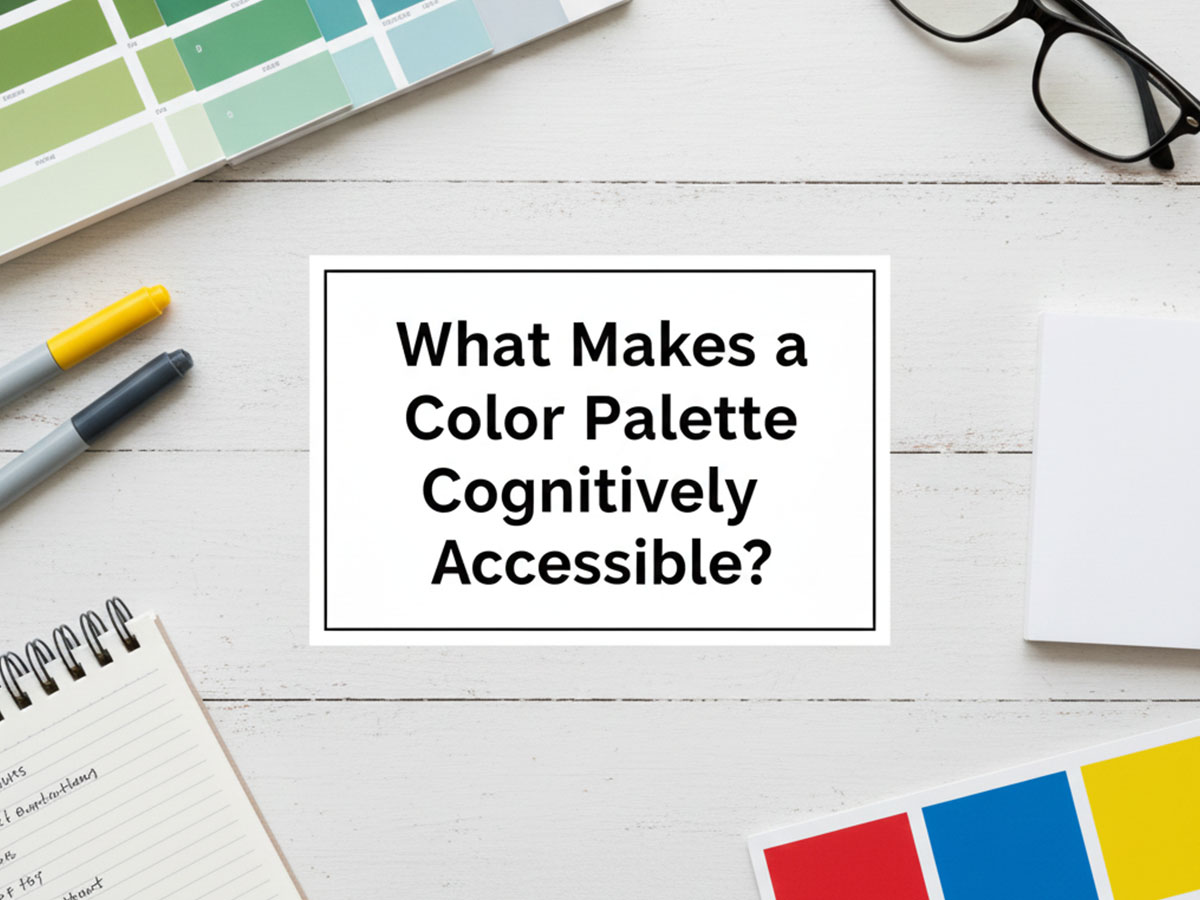 What Makes a Color Palette Cognitively Accessible