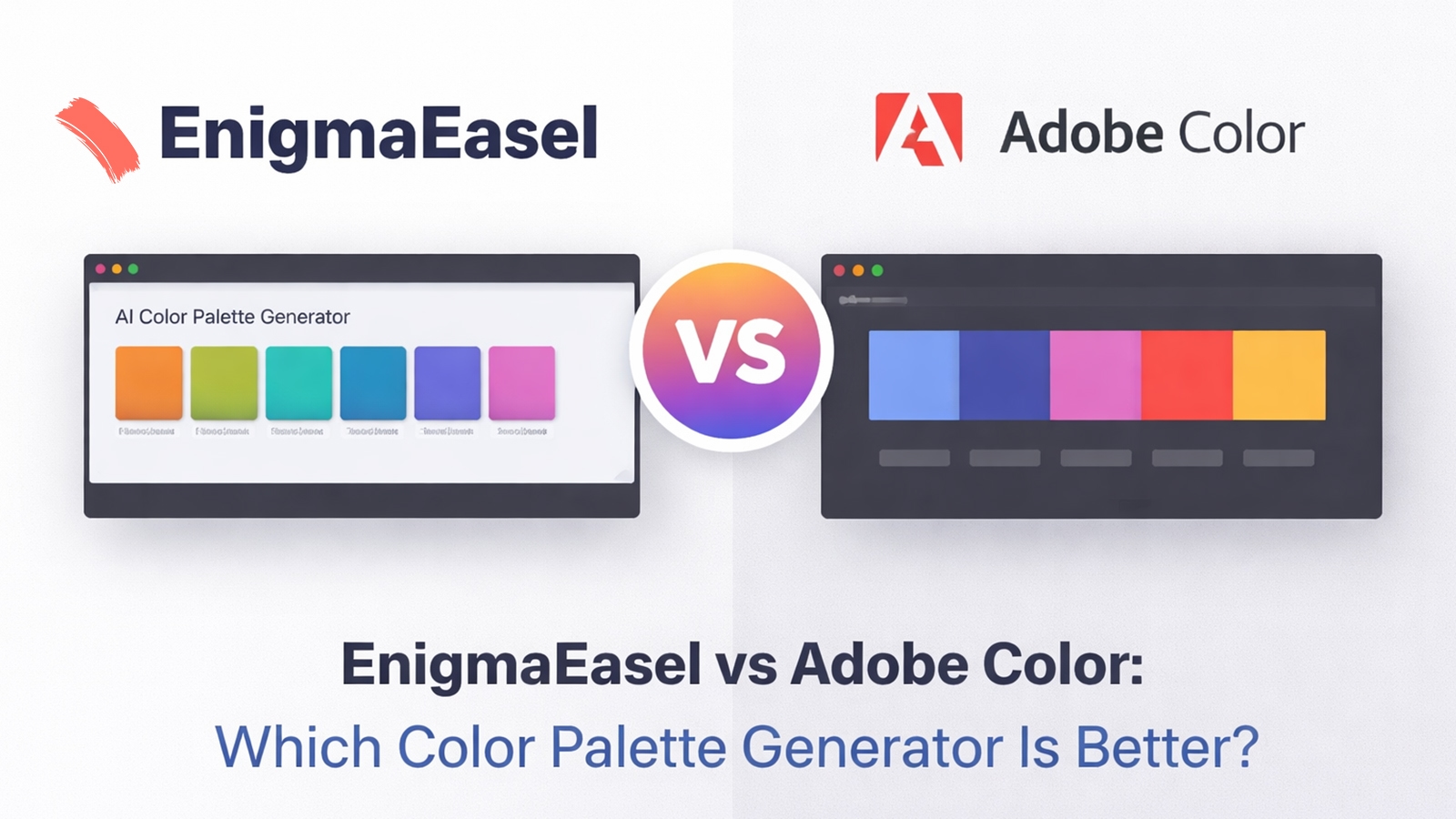 EnigmaEasel vs Adobe Color Palette Generator