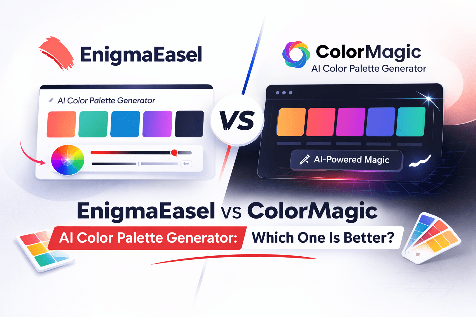 EnigmaEasel vs Colormagic AI Color Palette Generator