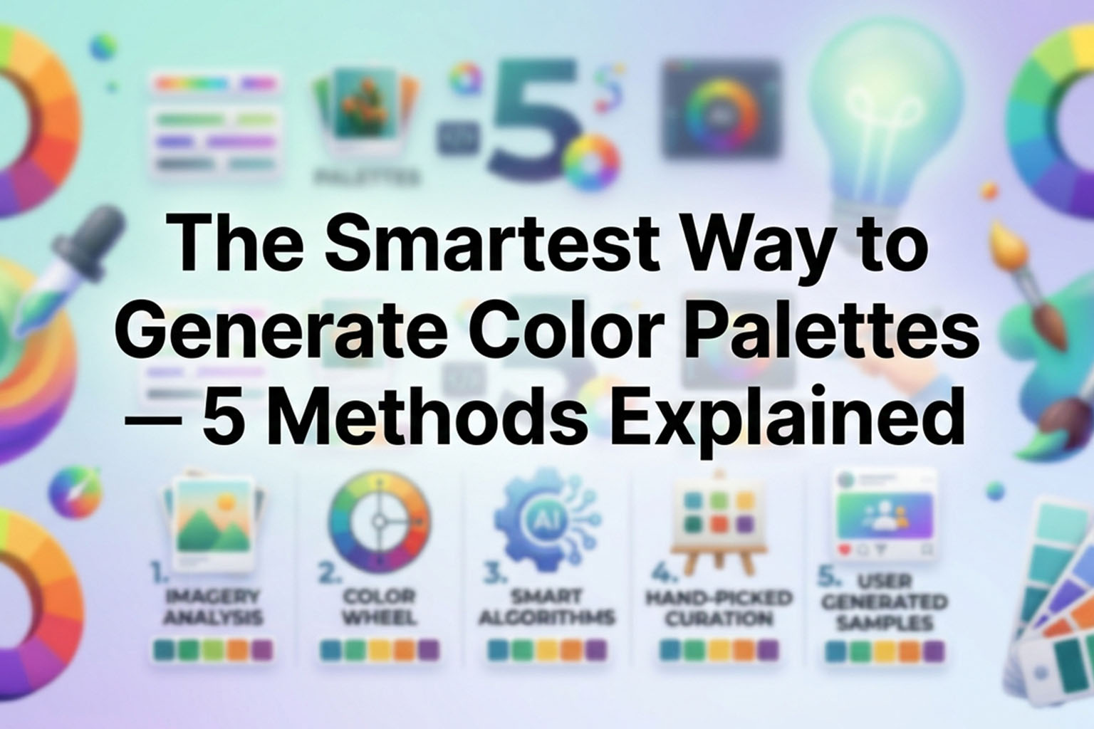 Smartest way to generate color palettes