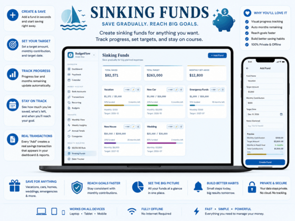 Sinking Funds Tracker