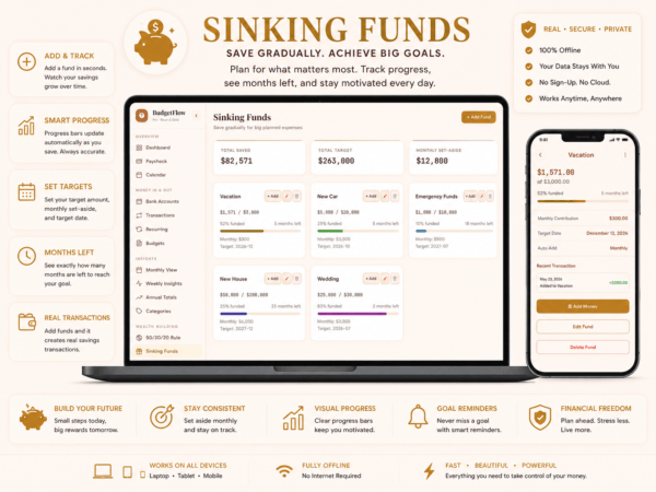 Sinking Funds Tracker