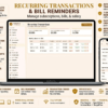 Recurring Transactions Tracker