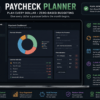 Paycheck Planner Dashboard