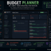 Budget Planner Web App