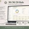 50/30/20 Rule Budget Tracker