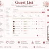 Wedding Guest List Tracker