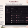 Wedding Guest List Tracker