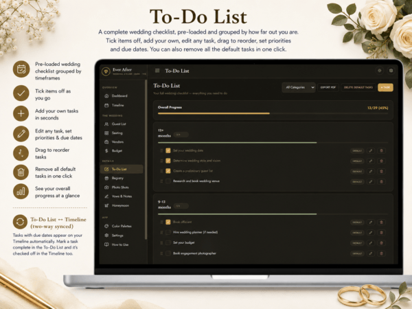 Wedding Checklist