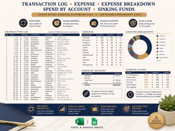 Budget Tracker Google Sheet