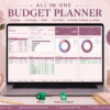 Cute Monthly Budget Tracker Spreadsheet
