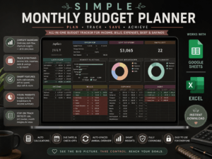 Budget Planner Spreadsheet Template