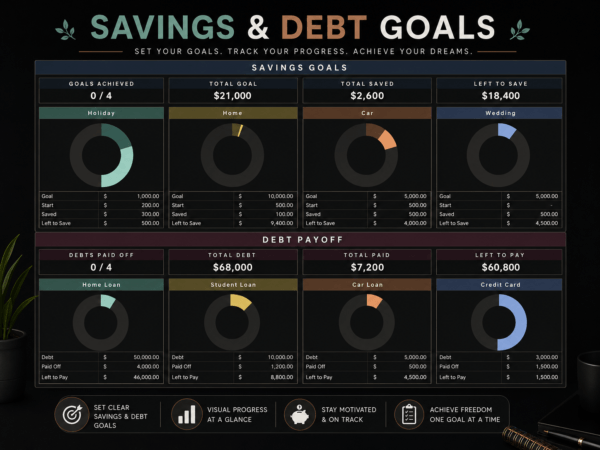 Saving and Debt Tracker